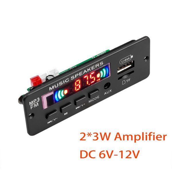 & mp4 players 6w mp3 player decoder board 5v 12v bluetooth 5.0 2*3w car fm radio module support tf usb aux recorders hands-free
& mp4 players 6w mp3 player decoder board 5v 12v bluetooth 5.0 2*3w car fm radio module support tf usb aux recorders hands-free