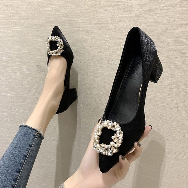 5cm Plus Size Pearl Women Pumps Ol Office Lady Shoes Velvet High Heels Dress Shoes Cute Crystal Square Heel Ladies Shoes 8638NDress, Pink
5cm Plus Size Pearl Women Pumps Ol Office Lady Shoes Velvet High Heels Dress Shoes Cute Crystal Square Heel Ladies Shoes 8638NDress, Pink