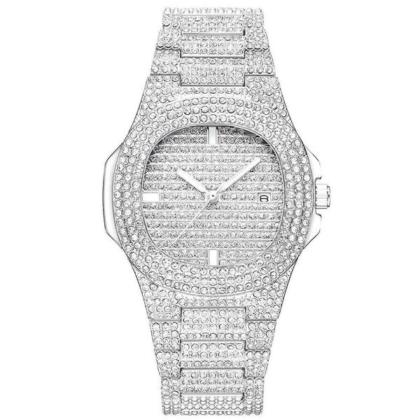 hip hop iced out watch men diamond bracelet mens watches brand luxury gold male date clock reloj hombre relogio masculino, Slivery;brown
hip hop iced out watch men diamond bracelet mens watches brand luxury gold male date clock reloj hombre relogio masculino, Slivery;brown