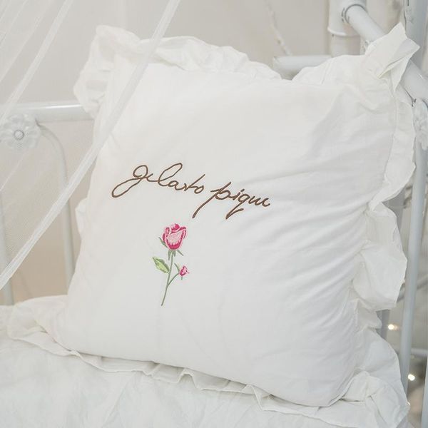 1 pcs lovely lotus leaf embroidery 100% cotton pillowcase solid color pillow cover girls room decorative sleeping pillow case
1 pcs lovely lotus leaf embroidery 100% cotton pillowcase solid color pillow cover girls room decorative sleeping pillow case
