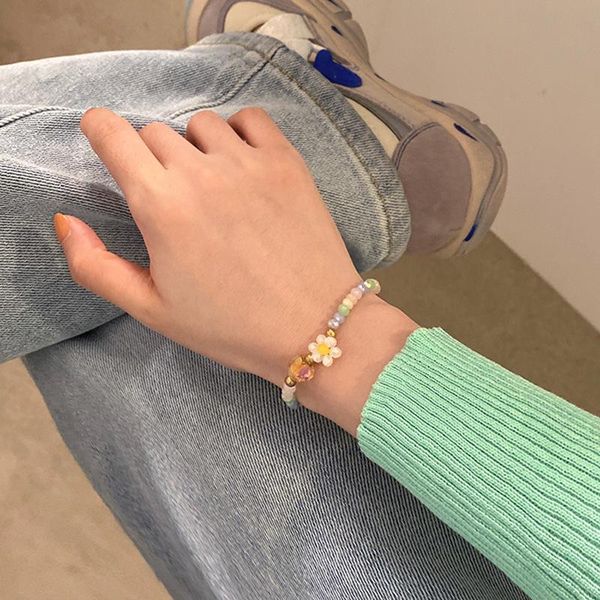 bangle ins style girlfriend temperament crystal love flower bracelet small fresh female, Black
bangle ins style girlfriend temperament crystal love flower bracelet small fresh female, Black