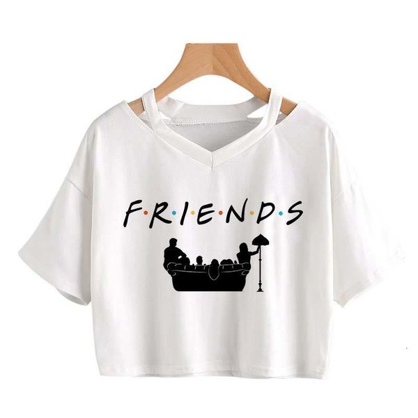 2021 new crop t shirt women friends tv shows short tshirt friends v-neck vintage graphic tee plus size loose, White
2021 new crop t shirt women friends tv shows short tshirt friends v-neck vintage graphic tee plus size loose, White