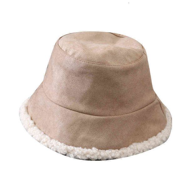 double sided hat female lamb hair fisherman's hat winter korean psh deer down basin bucket, Blue;gray
double sided hat female lamb hair fisherman's hat winter korean psh deer down basin bucket, Blue;gray