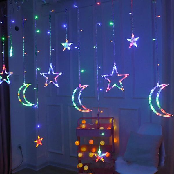 strings 220v moon led fairy string lights navidad garland for room curtain christmas decorations wedding decor
strings 220v moon led fairy string lights navidad garland for room curtain christmas decorations wedding decor