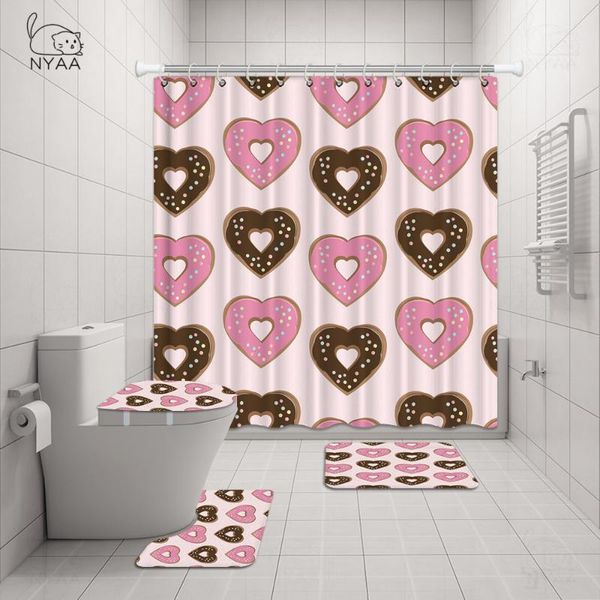 girl pink donuts 3d lovely shower curtain and mat set, colorful cupcakes waterproof fabric bathroom curtain
girl pink donuts 3d lovely shower curtain and mat set, colorful cupcakes waterproof fabric bathroom curtain