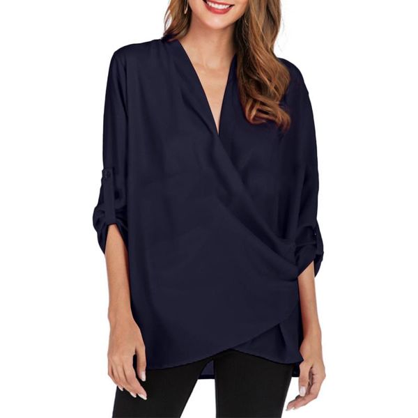 women irregular blouse zanzea 2021 autumn loose shirts casual solid long sleeve v-neck office lady blusa femme oversize 5xl, White
women irregular blouse zanzea 2021 autumn loose shirts casual solid long sleeve v-neck office lady blusa femme oversize 5xl, White