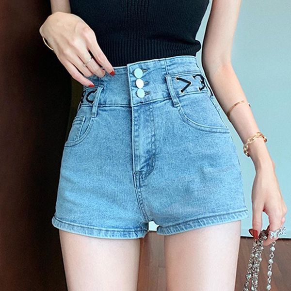 women's jeans 2021 spring korean fashion design stretch slim straight denim shorts women pants, Blue
women's jeans 2021 spring korean fashion design stretch slim straight denim shorts women pants, Blue