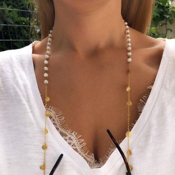 sunglasses frames 1pcs pearls chains for women metal charms eyeglasses lanyard necklace glasses holder strap cord eyewear retainer, Silver
sunglasses frames 1pcs pearls chains for women metal charms eyeglasses lanyard necklace glasses holder strap cord eyewear retainer, Silver