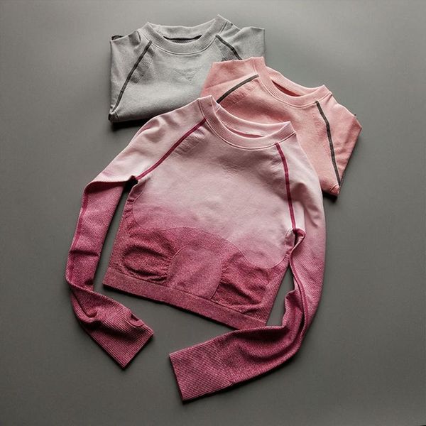 yoga outfit seamless shirt fitness long sleeve gradient navel exposed gym sports workout running cycling quick dry breathable crop
yoga outfit seamless shirt fitness long sleeve gradient navel exposed gym sports workout running cycling quick dry breathable crop