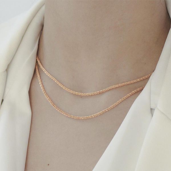 chains gsold simple sparkling clavicle cauliflower chain for women men all-match design snake necklace hip-hop choker jewelry, Silver
chains gsold simple sparkling clavicle cauliflower chain for women men all-match design snake necklace hip-hop choker jewelry, Silver