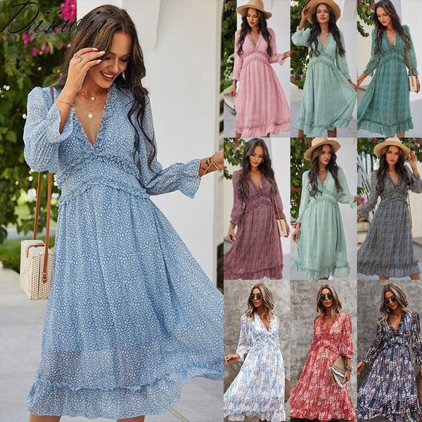 diiwii products spring summer our womens dresses style v neck simple printed dress women, Black;gray
diiwii products spring summer our womens dresses style v neck simple printed dress women, Black;gray