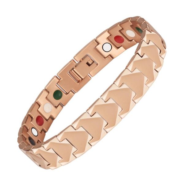 link, chain wollet jewelry fashion titanium women silver gold rose color magnets infrared negative ion tourmaline healthy energy 5 in 1, Black
link, chain wollet jewelry fashion titanium women silver gold rose color magnets infrared negative ion tourmaline healthy energy 5 in 1, Black