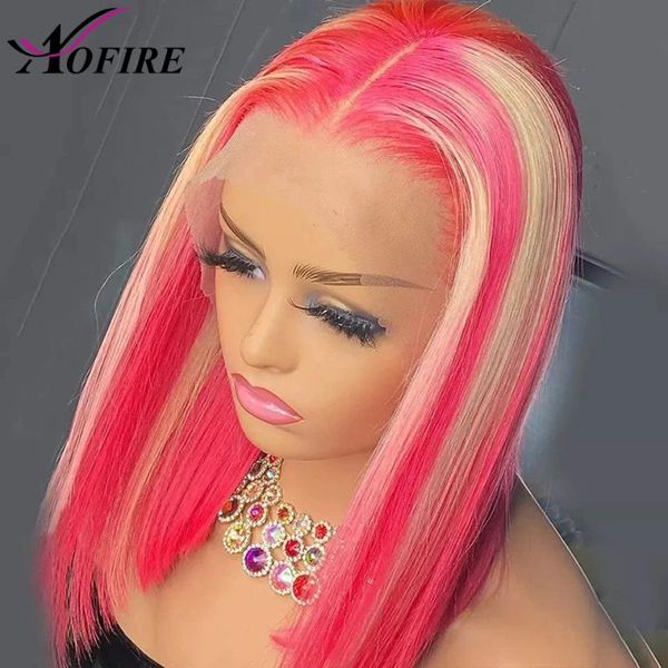 lace wigs bob wig front human hair highlight pink colored peruvian virgin for women, Black;brown
lace wigs bob wig front human hair highlight pink colored peruvian virgin for women, Black;brown