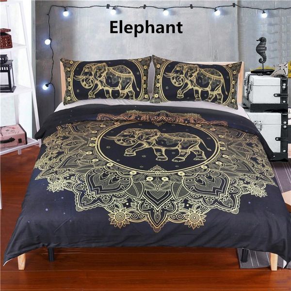 bedding sets black gold elephants set single double king size for home el mandala lotus adults bed cover with pillowcase
bedding sets black gold elephants set single double king size for home el mandala lotus adults bed cover with pillowcase