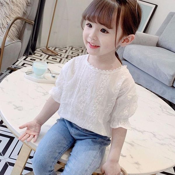 shirts children shirt 2021 girls short sleeve kids clothing baby girl casual white, White;black
shirts children shirt 2021 girls short sleeve kids clothing baby girl casual white, White;black