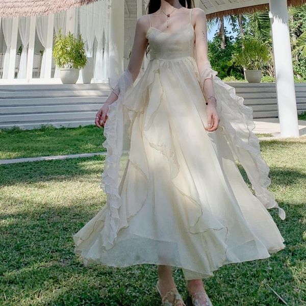 casual dresses 2021 summer women white maxi sundress suspenders v neck layered ruffles holiday dress beach fairy feminine long sleeveless, Black;gray
casual dresses 2021 summer women white maxi sundress suspenders v neck layered ruffles holiday dress beach fairy feminine long sleeveless, Black;gray