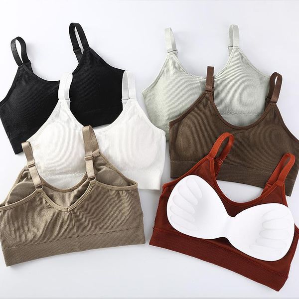 bras women no steel ring soft thread wrapped seamless chest pad sports fashion adjustable shoulder strap underwear, Red;black
bras women no steel ring soft thread wrapped seamless chest pad sports fashion adjustable shoulder strap underwear, Red;black