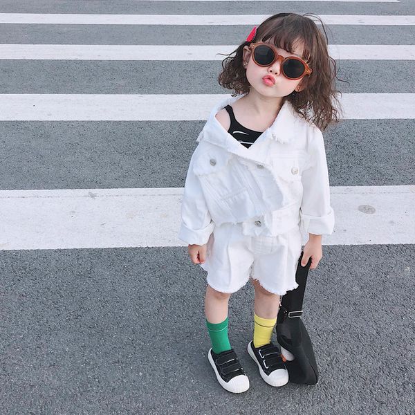 2021 new children's clothing baby girls long sleeve clothes set solid +pants outfits kids autumn suit jackets ropa para adolecentes k61, White
2021 new children's clothing baby girls long sleeve clothes set solid +pants outfits kids autumn suit jackets ropa para adolecentes k61, White