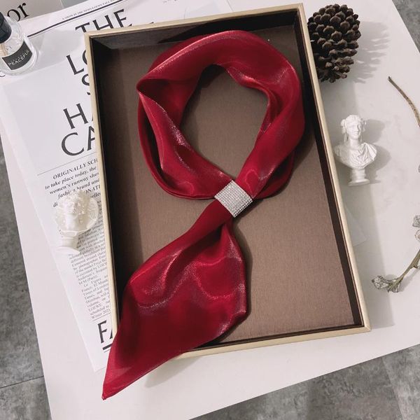 hats, scarves & gloves sets silk scarf women spring and autumn imitation fashion versatile solid color rhinestone women's accessories, Blue;gray
hats, scarves & gloves sets silk scarf women spring and autumn imitation fashion versatile solid color rhinestone women's accessories, Blue;gray