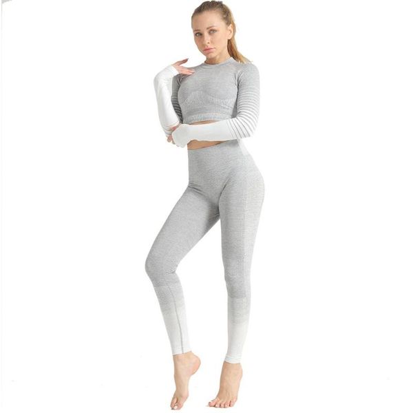 yoga sets women gym clothes sportwear woman fitness sets 2 piece long sleeve seamless high waist leggings set sports suit, White;red
yoga sets women gym clothes sportwear woman fitness sets 2 piece long sleeve seamless high waist leggings set sports suit, White;red
