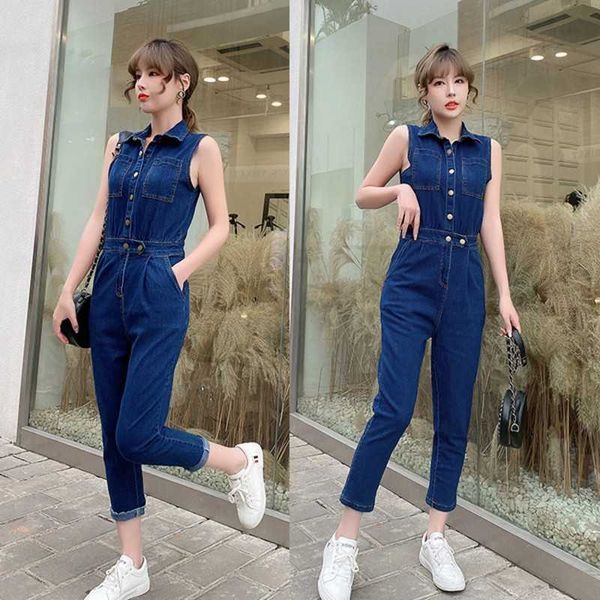 summer fashion casual women sleeveless jumpsuit jeans women high waist stretch denim jumpsuit 210531, Black;white
summer fashion casual women sleeveless jumpsuit jeans women high waist stretch denim jumpsuit 210531, Black;white