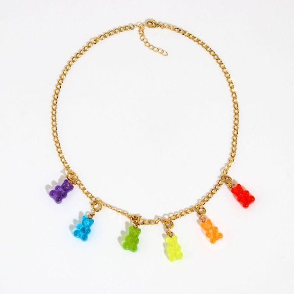 chokers timeless wonder candy color bear charms chains necklace aesthetic jewelry kpop designer party goth egirl emo versatile mix 7555, Golden;silver
chokers timeless wonder candy color bear charms chains necklace aesthetic jewelry kpop designer party goth egirl emo versatile mix 7555, Golden;silver
