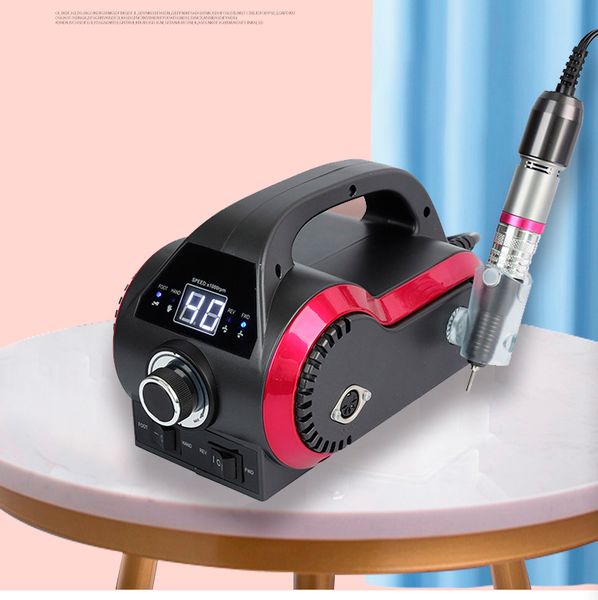 electric nail drill 30000 rpm 65w manicure pedicure machine art gel polish with ceramic nails drills bits set, Silver
electric nail drill 30000 rpm 65w manicure pedicure machine art gel polish with ceramic nails drills bits set, Silver