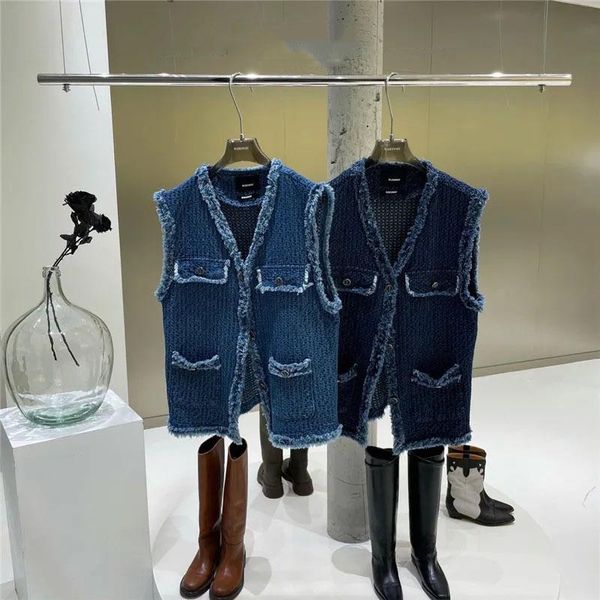 women's vests women 2021 spring autumn fashion single breasted denim jacket vest casual outerwear female sleeveless slim jeans waistcoa, Black;white
women's vests women 2021 spring autumn fashion single breasted denim jacket vest casual outerwear female sleeveless slim jeans waistcoa, Black;white