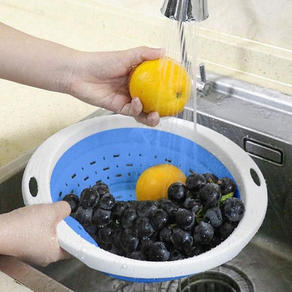 storage baskets 2 pcs collapsible colander and strainer, 5 quart(1.25 gal) dishwasher-safe silicone foldable strainer
storage baskets 2 pcs collapsible colander and strainer, 5 quart(1.25 gal) dishwasher-safe silicone foldable strainer
