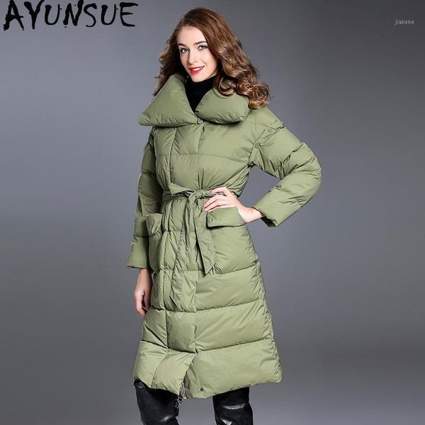 ayunsue women's winter down jacket warm long coat puffer jacket 90s down vest jackets for women 2019 large size 20177002 kj28111, Black
ayunsue women's winter down jacket warm long coat puffer jacket 90s down vest jackets for women 2019 large size 20177002 kj28111, Black