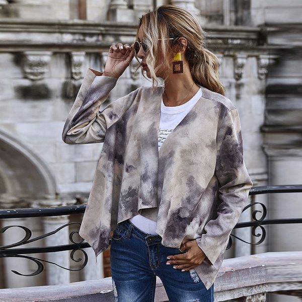 2021 new tie dye print suede winter women autumn loose thin casual open stitch jacket coat an7b, Black;brown
2021 new tie dye print suede winter women autumn loose thin casual open stitch jacket coat an7b, Black;brown