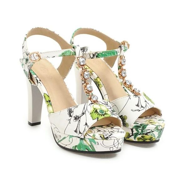 dress shoes womens peep toe platform printed floral mixed colors diamond t-strap block high heel sandals slingbacks summer 3color plus, Black
dress shoes womens peep toe platform printed floral mixed colors diamond t-strap block high heel sandals slingbacks summer 3color plus, Black