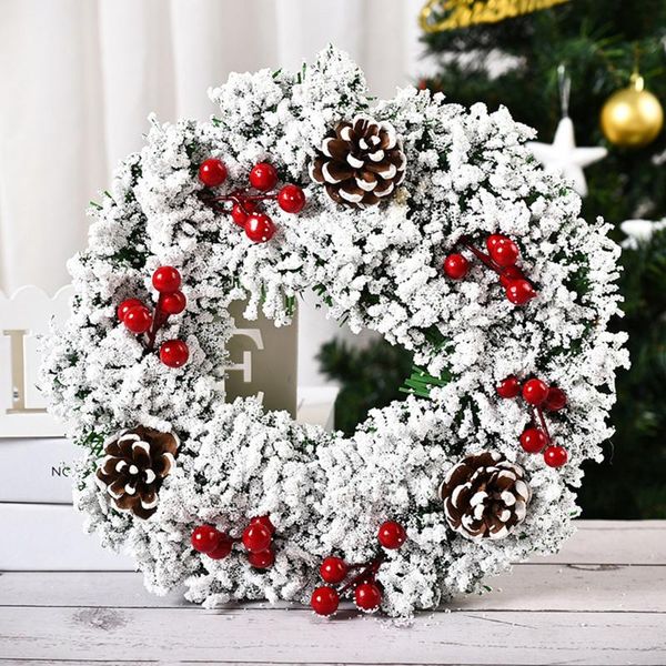 decorative flowers & wreaths 1pcs christmas door wreath artificial fir green spruce natural cones berries xmas home party wedding decoration
decorative flowers & wreaths 1pcs christmas door wreath artificial fir green spruce natural cones berries xmas home party wedding decoration