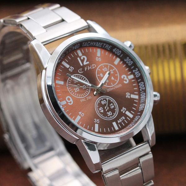 wristwatches luxury men watches fashion stainless steel sport quartz wrist analog watch male casual business relogio masculino, Slivery;brown
wristwatches luxury men watches fashion stainless steel sport quartz wrist analog watch male casual business relogio masculino, Slivery;brown
