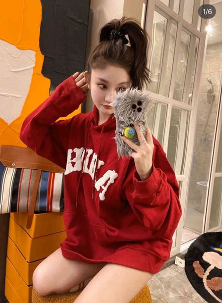 brand hoodie chaopai series 21 early autumn new letter printing american classic big red loose, Black
brand hoodie chaopai series 21 early autumn new letter printing american classic big red loose, Black