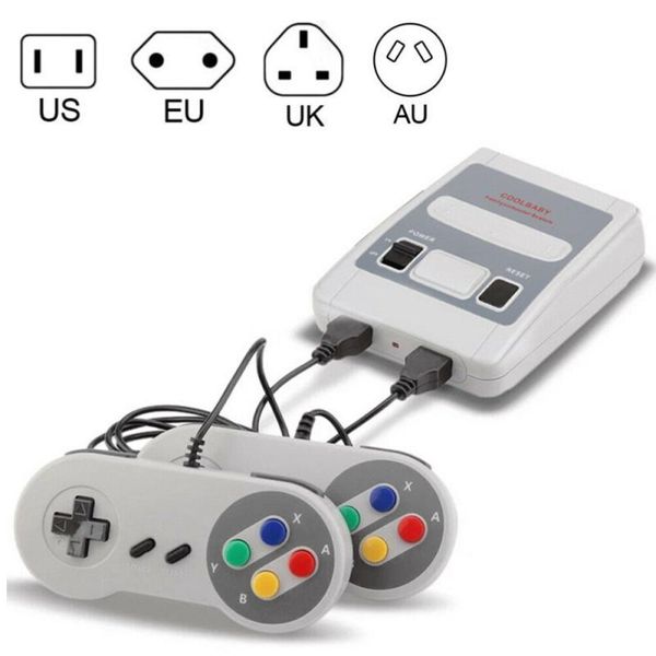 hd output snes retro classic handheld video game player tv mini game console built-in 620/600 games with dual gamepad controller
hd output snes retro classic handheld video game player tv mini game console built-in 620/600 games with dual gamepad controller
