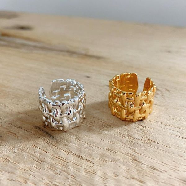 cluster rings amaiyllis 925 sterling silver minimalist bamboo weave open finger ring exaggerated gold for women jewelry, Golden;silver
cluster rings amaiyllis 925 sterling silver minimalist bamboo weave open finger ring exaggerated gold for women jewelry, Golden;silver