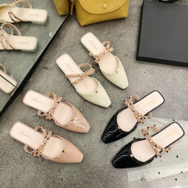 cover toe slippers soft female shoes luxury slides comfort 2021 designer flat pu scandals rome fabric pvc concise shoes woman 20, Black
cover toe slippers soft female shoes luxury slides comfort 2021 designer flat pu scandals rome fabric pvc concise shoes woman 20, Black