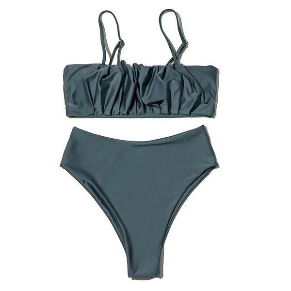 women's swimwear ztvitality folds green bikinis 2021 arrival bikini push up straps padded bra high waist swimsuit female women, White;black
women's swimwear ztvitality folds green bikinis 2021 arrival bikini push up straps padded bra high waist swimsuit female women, White;black