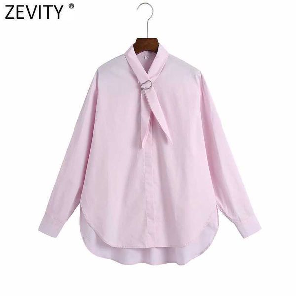 zevity women simply stylish collar design pink poplin blouse office ladies long sleeve loose shirts chic chemise ls9379 210603, White
zevity women simply stylish collar design pink poplin blouse office ladies long sleeve loose shirts chic chemise ls9379 210603, White