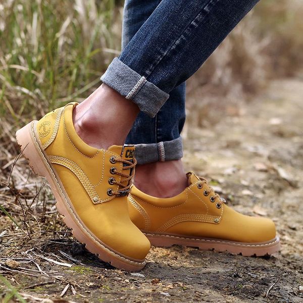 boots men's and women's small leather shoes tooling low-british trend big head outdoor hiking ankle breathable, Black
boots men's and women's small leather shoes tooling low-british trend big head outdoor hiking ankle breathable, Black