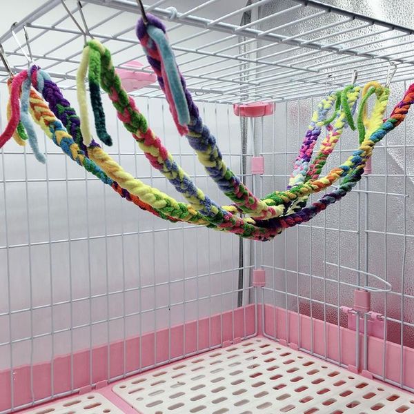 small animal supplies parrot climbing cotton rope pet hamster rat hammock swing hanging toy standing perch
small animal supplies parrot climbing cotton rope pet hamster rat hammock swing hanging toy standing perch