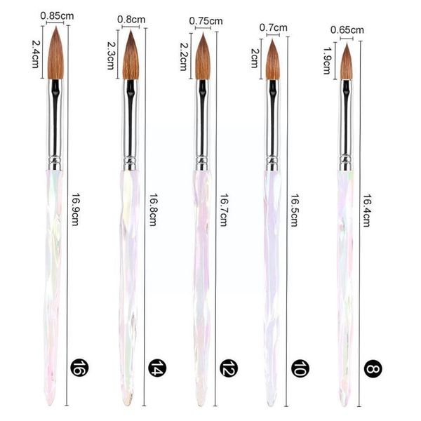 nail brushes 1pc crystal acrylic art brush no 8/10/12/14/16 diy pen gel liquid glitter drawing uv carving powder b3u9, Yellow
nail brushes 1pc crystal acrylic art brush no 8/10/12/14/16 diy pen gel liquid glitter drawing uv carving powder b3u9, Yellow