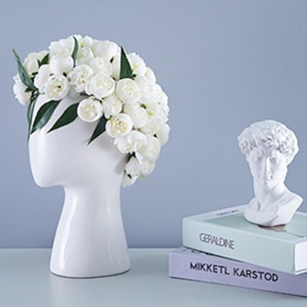 vases human head model ceramic vase creative portrait round hole flower arrangement decorative ornaments x2073
vases human head model ceramic vase creative portrait round hole flower arrangement decorative ornaments x2073