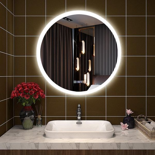 mirrors energy-saving intelligent mirror touch switch led round hd silver wall-mounted bathroom demisti
mirrors energy-saving intelligent mirror touch switch led round hd silver wall-mounted bathroom demisti