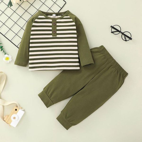 clothing sets born infant baby boy stripe button loose t-shirt +pants outfits set toddler boys clothes suit 2pcs autumn, White
clothing sets born infant baby boy stripe button loose t-shirt +pants outfits set toddler boys clothes suit 2pcs autumn, White