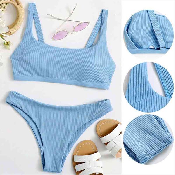 bikini set high waist swimsuit female solid ribbed swimwear women biquini bathing suits push up two-pieces bikini, White;black
bikini set high waist swimsuit female solid ribbed swimwear women biquini bathing suits push up two-pieces bikini, White;black