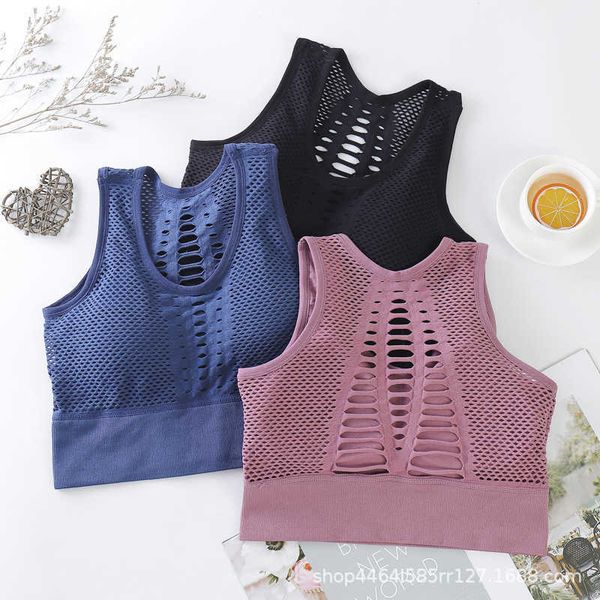 anti tremor fitness sports breathable hollow mesh vest type gathered bra women's underwear, Black;white
anti tremor fitness sports breathable hollow mesh vest type gathered bra women's underwear, Black;white