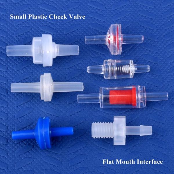 watering equipments 5~200pcs mini plastic flat interface check valve irrigation hose non-return aquarium tank air pump one-way