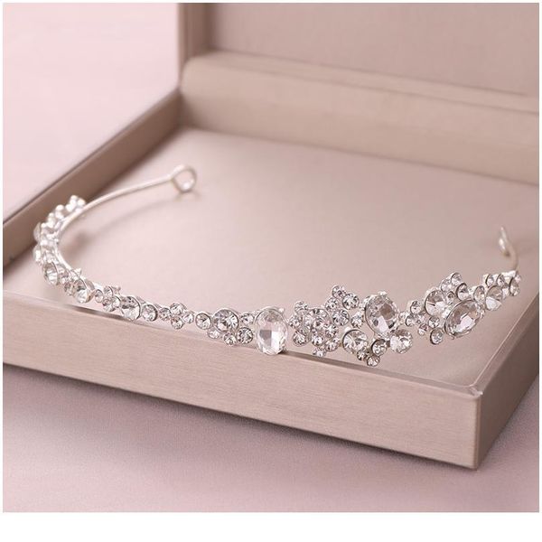 trendy bride headband silver color rhinestone crystal tiara wedding crown princess tiara jewelry bride wedding hair jllbdx
trendy bride headband silver color rhinestone crystal tiara wedding crown princess tiara jewelry bride wedding hair jllbdx